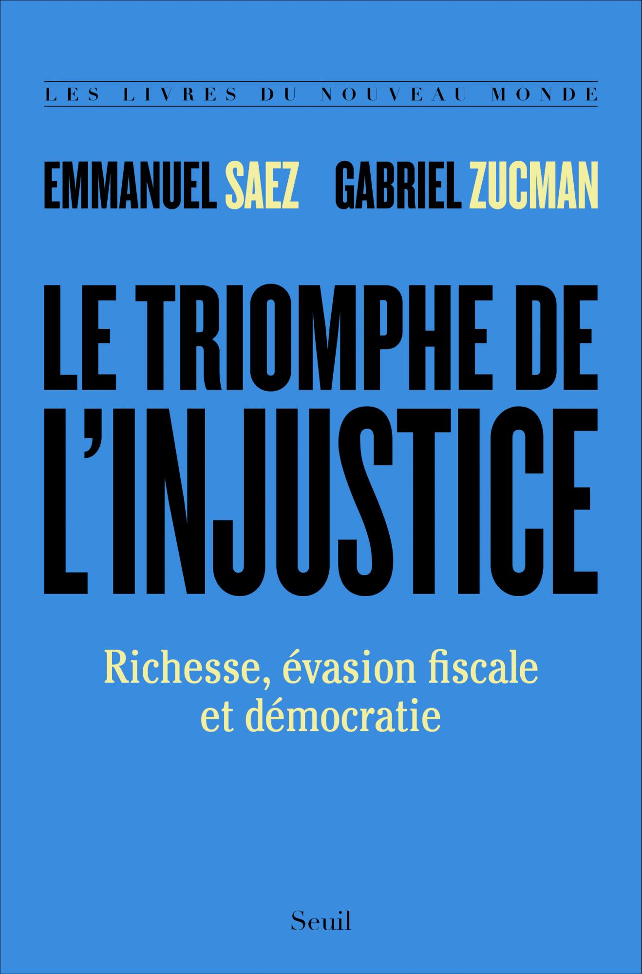 triomphe injustice zucman saez