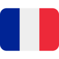 Flag: France on Twitter Twemoji 12.1.4